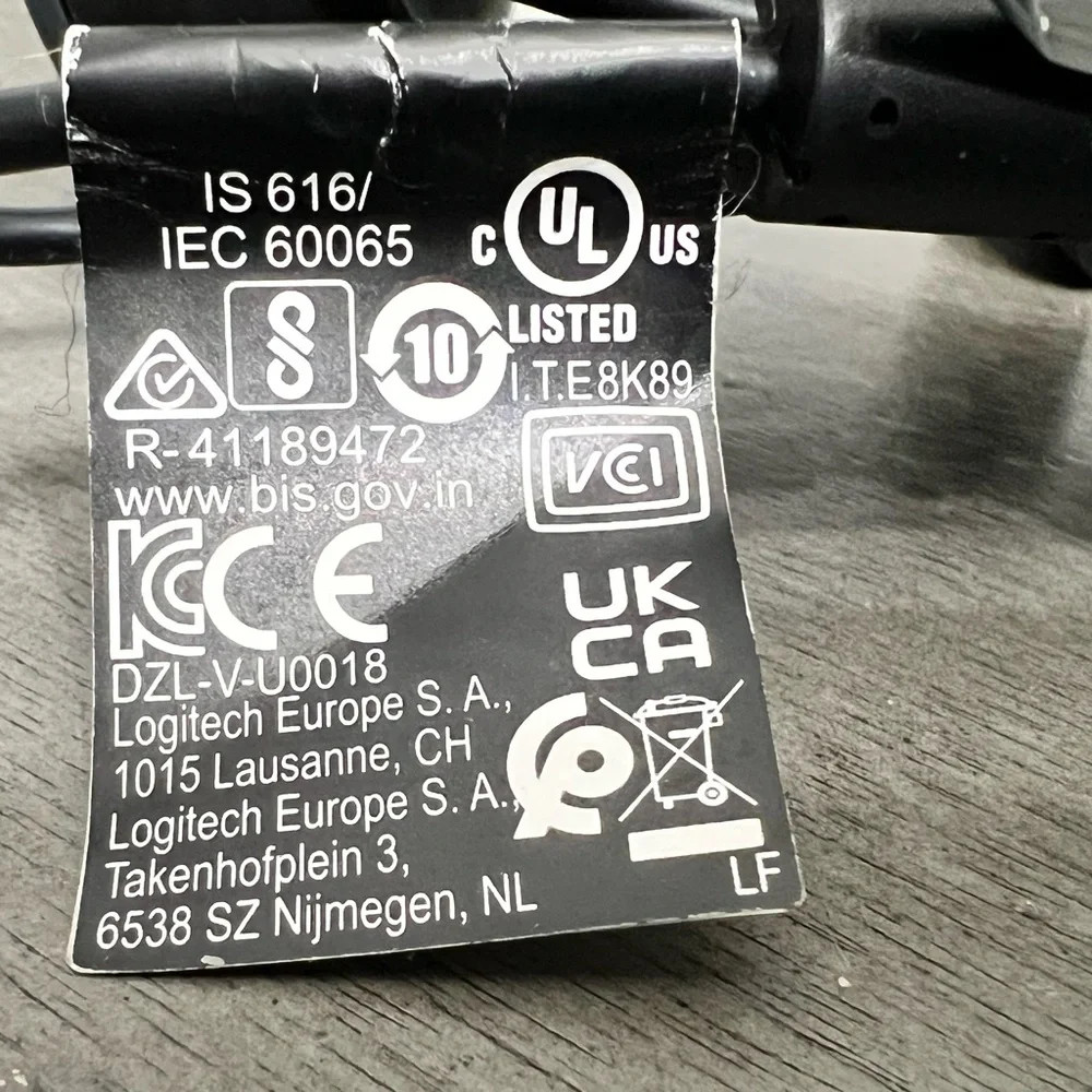 Basic Logitech Webcam
